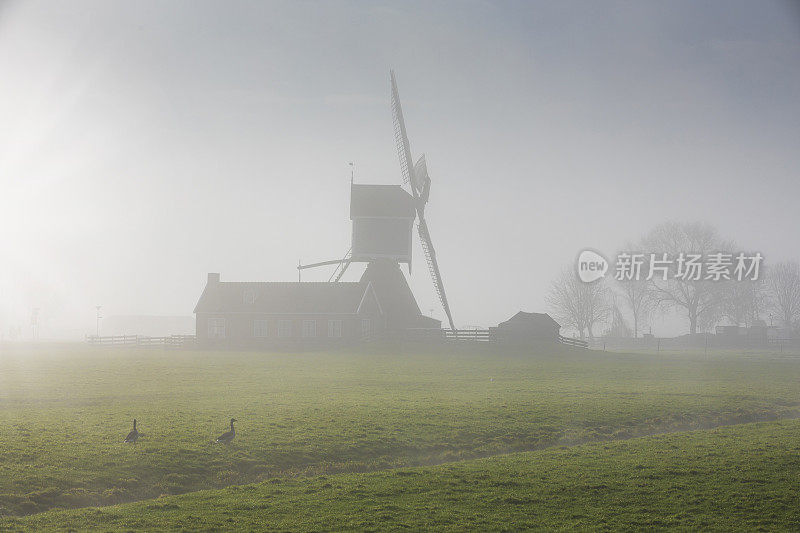 Grote Molen(大磨坊)位于荷兰Hazerswoude附近